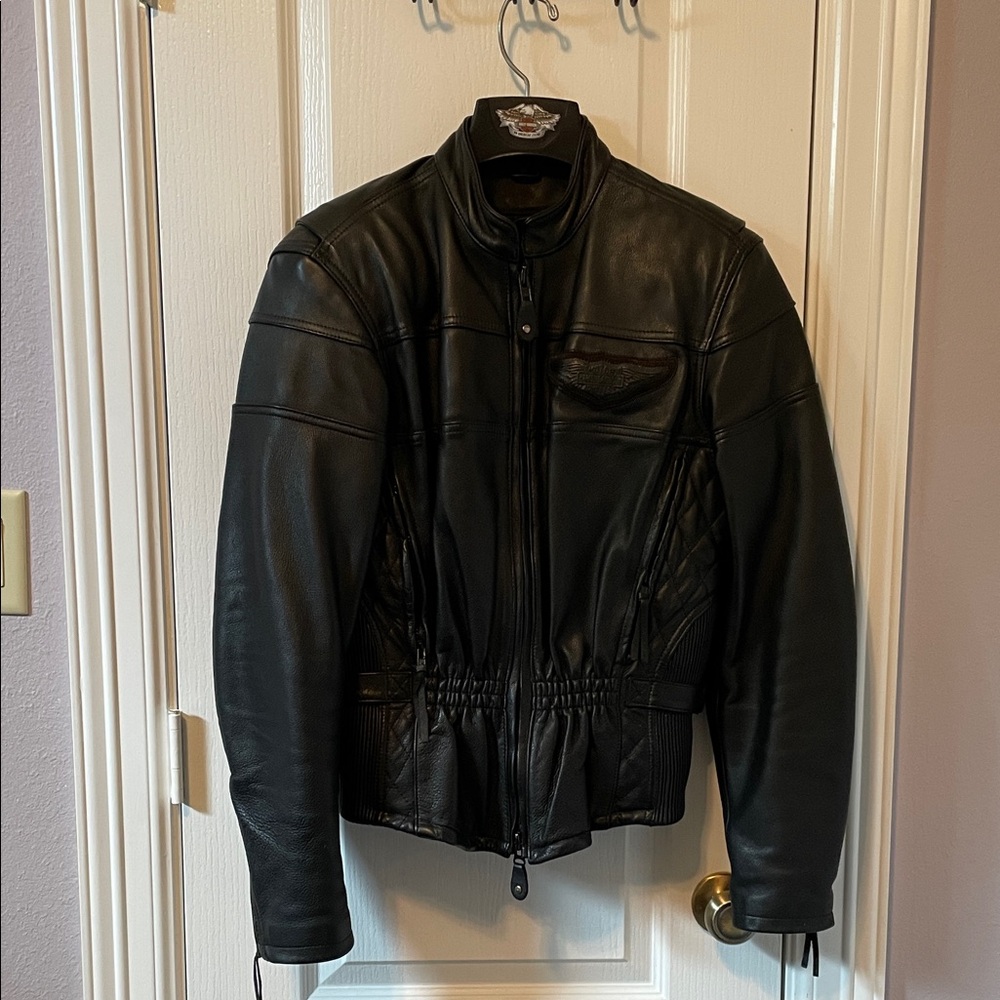 Harley Davidson Black Leather Woman’s Jacket